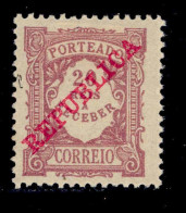 ! ! Portugal - 1911 Postage Due 20r - Af. P16 - MH - Ungebraucht