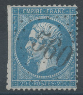 Lot N°76278   N°22, Oblitéré GC 560 Bourg-Argental, Hautes-Alpes (4), Indice 4, Défaut De Dentelure - 1862 Napoléon III