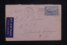 CANADA - Enveloppe De Toronto Pour Pennfield En 1945 Par Avion  - L 144202 - Lettres & Documents