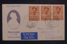 INDE - Enveloppe FDC En 1956 - L 144205 - FDC