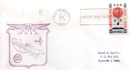 USA / ENVELOPPE PREMIER VOL SAN FRANCISCO --LAS VEGAS--HOUSTON DU 11 JUIN 1961 - Schmuck-FDC