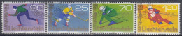 LIECHTENSTEIN 635-638,used - Hiver 1976: Innsbruck