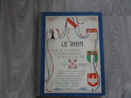 Le Rhin *(Livre) Guide De Pilotage & Croquis De Navigation De Bâle à La Mer établis Par L'école Militaire De Pilotage - Mappe/Atlanti