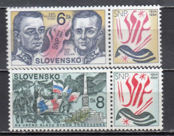 Slovakia 1994 - 50th Anniversary Of The Slovak National Uprising, Mi-Nr. 200/01Zf., MNH** - Nuevos