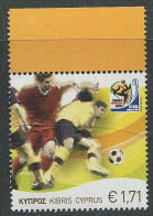 Cyprus:Unused Stamp World Football Championship In South Africa 2010, Soccer, 2005, MNH - 2010 – África Del Sur