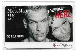 Germany - Micromoney - GHP MM O 003-03.04 - Musicline 3 - Rosenstolz, Exp.31.12.2004, Remote Mem. 2€, 6.750ex, NSB - [3] T-Pay Micro-Money