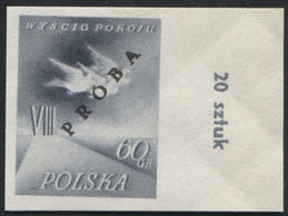 Poland 1955, Mi 905/6 VIII International Cycling Peace Race Original Proof Colour Guarantee PZF Expert Korszeń MNH** P30 - Proeven & Herdruk