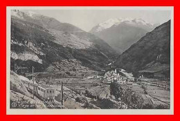 CPA VIEGE (Suisse)  Ligne Du Lötschberg.  Viège Et Les Mischabels...P1455 - Viège