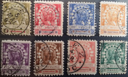 MAROC - Postes Locales - FEZ à MEKNES - N° 16/23 - Oblitérés - Cote 332 € - 2 Photos - Locals & Carriers