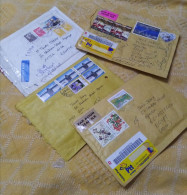 Egypt, 4 Nice Covers Sent To Egypt From Germany, France And Turkey. Nice Stamps. - Storia Postale