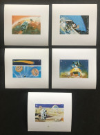 SHARJAH 1972 - NEUF**/MNH - Série Complète Feuillets Luxe Mi 982 / 986 - ESPACE APOLLO XVI - RARE - Colecciones