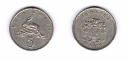 JAMAICA   5 CENTS 1969 (KM # 46) #7257 - Jamaica