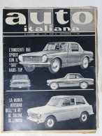 I114844 Auto Italiana A. 42 Nr 26 1961 - Innocenti 950 Spider - Jaguar Mark 10 - Motores