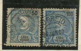 Port., Cabo Verde 1898)01,D Carlos, # 43 E 46  Usados, ,Lt 748 - Cap Vert