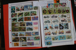 NICARAGUA SUPERBE COLLECTION DANS FEUILLES D'ALBUMS SURTOUT THEMATIQUES OBL - Collections (sans Albums)