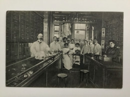 BRUXELLES «  GANTERIE EDMOND SAMDAM »VUE DES MAGASINS ET PERSONNEL DES ATELIERS MARCHÉ AUX HERBES 73 « - Old Professions