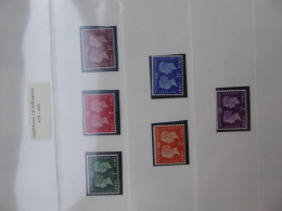 GREAT BRITAIN SG 479-84 CENTENARY OF ADHESIVE STAMPS MINT White Gum - ....-1951 Pre-Elizabeth II