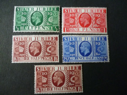 GREAT BRITAIN SG 453-56 (1935) AS PER SCAN - Andere & Zonder Classificatie