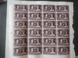 GREAT BRITAIN SG 461 KING GEORGE VI CORONATION MINT BL24 Plate 37 1 Or 2 HINGED - ....-1951 Vor Elizabeth II.