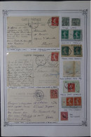 ALGERIE Française - Oblitérations Sur Diverses Semeuses - Avec Millésimes Et Cachet Judiciaire - A 444 - Collections, Lots & Séries