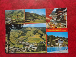 Carte  AUTRICHE  SAALBACH MULTIVUES - Saalbach