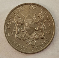 KENYA- 50 CENTS 1968. - Kenya