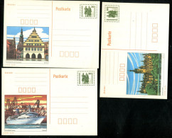 "DDR" 1990, Bildpostkarten Mi. P 109/01-P 109/03 ** (16396) - Postales - Nuevos