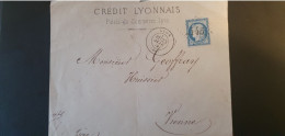 France Ceres 25c 1850 Lettre - 1849-1850 Ceres