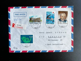 FINLAND SUOMI 1973 REGISTERED LETTER HELSINKI TO HAMBURG 30-05-1973 EXPRES - Covers & Documents