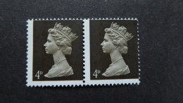 GREAT BRITAIN SG 732 Or 733 Or 734 PAIR Shifted Perforation ERROR    - Máquinas Franqueo (EMA)