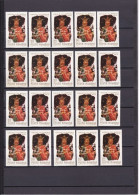 550°ANNIVERSAIRE DE LA MORT DE MIRCEA LE VIEUX  NEUF **  N° 2380 YVERT ET TELLIER X 20 TIMBRES  1968 - Hojas Completas