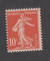 France - Semeuse - N°134e ** Type II - Neuf Sans Charnière - Variété Rouge Clair - TB - Unused Stamps