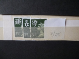 GREAT BRITAIN SG X 1975 2.75   3 MINT DEFI ISSUE FROM GPO IN ENVELOPE - Franking Machines (EMA)