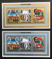 BURUNDI 1972 - NEUF**/MNH - Série Complète BF Mi 62A / 63A - COB BL 60 / 61 - INDEPENDANCE - Neufs