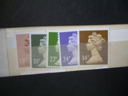 GREAT BRITAIN SG X 19?? 13,18,22,24,34p DEFI ISSUE FROM GPO IN ENVELOPE - Frankeermachines (EMA)