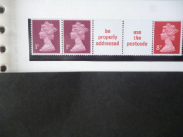 GREAT BRITAIN SG X845 L BOOKLET PANE - Maschinenstempel (EMA)