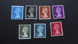 GREAT BRITAIN SG X  Definitive Issue 15,20,24,29,30,34,37p    - Máquinas Franqueo (EMA)