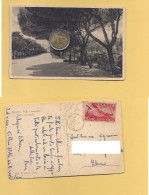 P3022 Puglia TRANI 1948 Viaggiata POSTA AEREA £10 ISOLATO - Trani