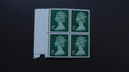 GREAT BRITAIN SG X849? BL4 MARGIN Plate S     - Franking Machines (EMA)