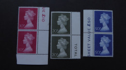 GREAT BRITAIN SG 829-31 Pair     - Máquinas Franqueo (EMA)