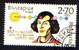 BULGARIA - 2023 - 550 Ans Après La Naissance De Nicolas Copernic - Astronome - 1v Used - Usati