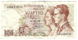 REPLACEMENT - Belgium 50 Francs Serie I 16.05.66 VF - Sonstige & Ohne Zuordnung