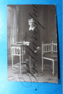 Carte Photo Studio  G.Hotz Bruxelles M.V. Debroux  Garçon - Genealogia