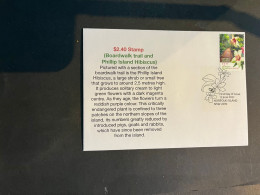 (4 R 7 A) New - Australia Post Norfolk Island Stamp $ 2.40 Botanic Garden Stamp On Cover - Issue 13 June 2023 - Brieven En Documenten