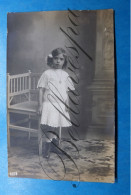 Carte Photo Studio Samson & Cie Ixelles  1912 "Yvonne"  A Ma Tante Louise - Genealogy