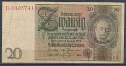 °°° GERMANY - 20 REICHSMARK 1929 SERIE E °°° - 20 Mark