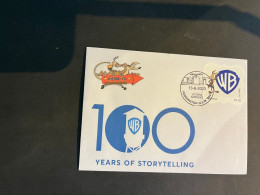 (4 R 2) Centenary Of Warner Brothers (cover With New Australia Stamp) Stamp Folder Issued 13-6-2023 El Coyote) - Storia Postale