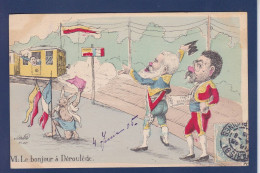 CPA MILLE Caricature Satirique Circulé Espagne Alphonse XIII Loubet - Mille