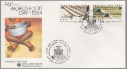 ONU - NAZIONI UNITE - UNITED NATIONS - NATIONS UNIES - 1984 - FAO - Welternährungstag - FDC - FDC