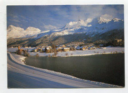 AK 139418 SWITZERLAND - Sils - Baselgia / Oberengadin Mit Piz Corvatsch - Sils Im Engadin/Segl